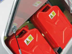 Transporta fuel cans