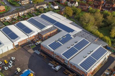 NEW 248kwp SOLAR INSTALLATION AT T H WHITE DEVIZES OFFICES