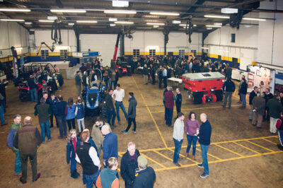 Hundreds of guests attended the T H WHITE open evening at Knockdown