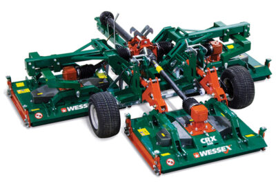 The new Wessex CRX-320 3.2m golf course and sports turf mower