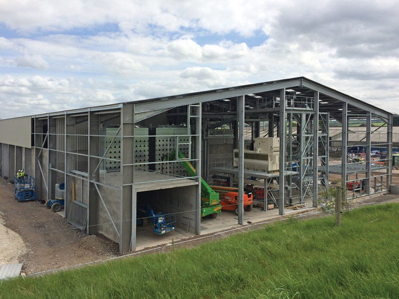 10,000 tonne grain store almost complete