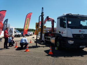 Traffex event Palfinger UK stand