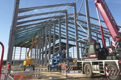 Crop Research Centre under construction