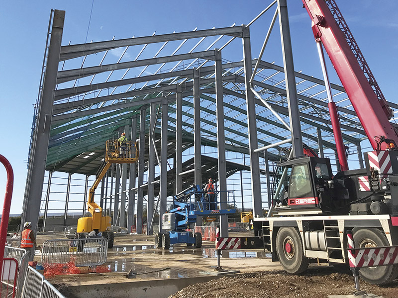 Crop Research Centre under construction