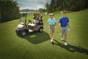 T H WHITE Golf and Utility E Z GO buggy
