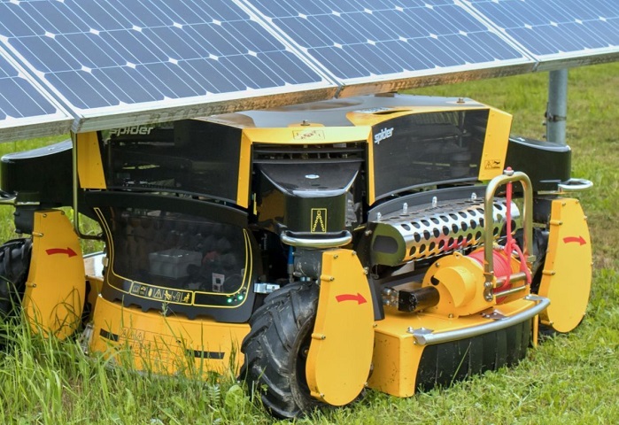 Machinery Imports spider 2sgs under solar panel