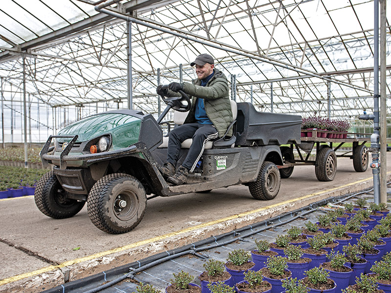 72v HAULER PRO BRINGS IN THE PLANTS