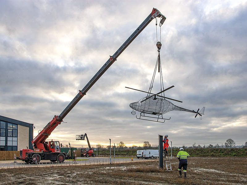 BIG LIFT FOR AIR AMBULANCE