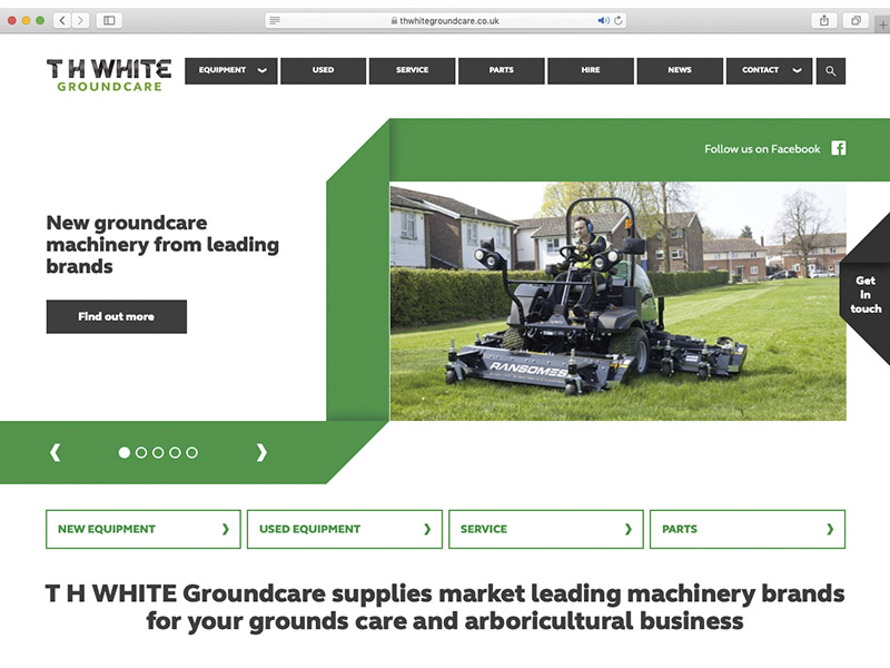 NEW WEBSITE FOR T H WHITE GROUNDCARE