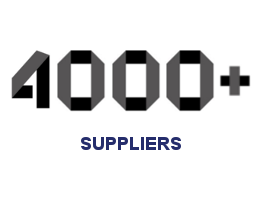 4000 suppliers