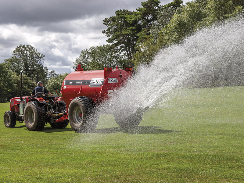 A NEW KIND OF SHOWER AT THE GOLF CLUB