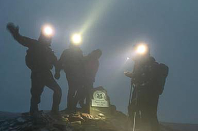 10 Peaks Challenge in aid of the Youth Adventure Trust