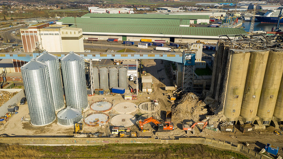 UK STRATEGIC GRAIN TERMINAL EMBARKS ON MAJOR RECONSTRUCTION PROGRAMME