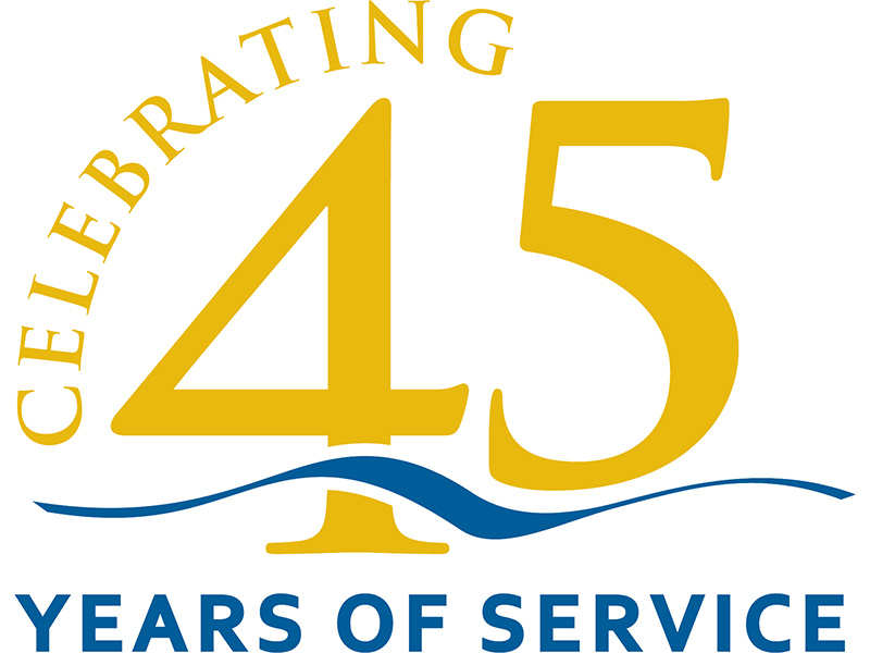 CELEBRATING 45 YEARS SERVICE