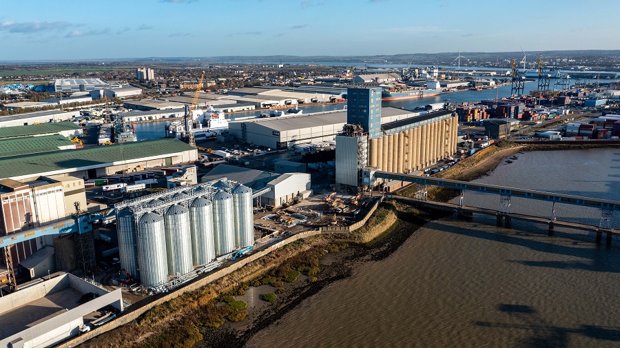 Tilbury Grain Terminal Rebuild on Schedule with a 20,000 tonne Silo Storage Facility