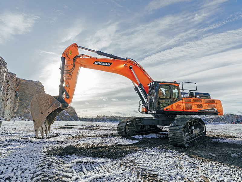 Introducing Doosan to T H WHITE Construction with low monthly finance