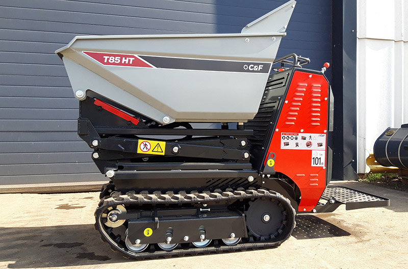 C&F Tracked Dumpers for working in confined spaces