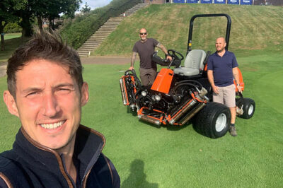 Harvey Brooke doesn’t let the grass grow under his feet…