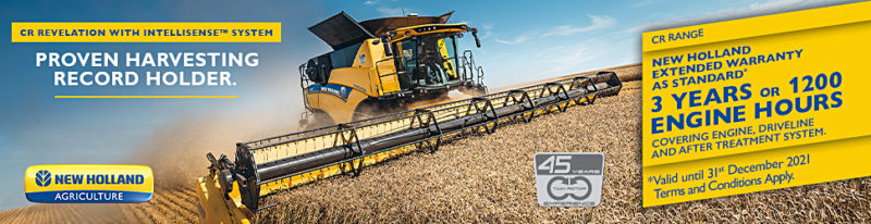 New Holland Extended Warranty FREE on CR combines