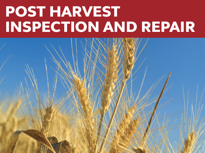 Post Harvest Inspection & Repair