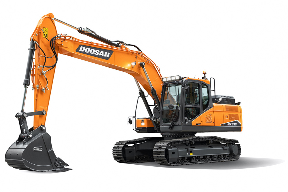 Doosan DX210LC-7: ideal excavator for the plant hire sector