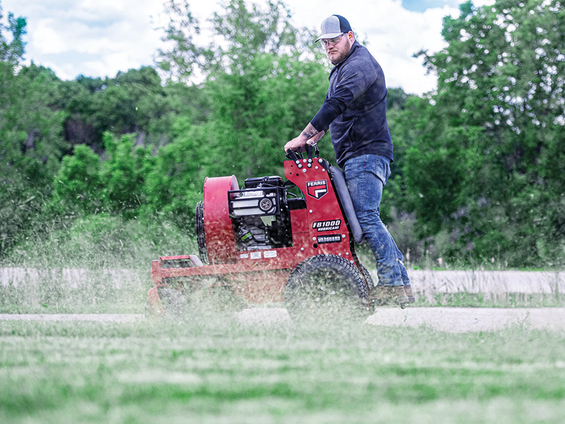 The UK’s first and only stand-on leaf blower