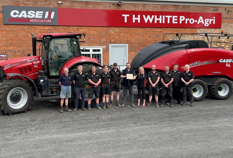 T H WHITE PRO AGRI IS CASE IH BEST SERVICE DEALER OF THE YEAR