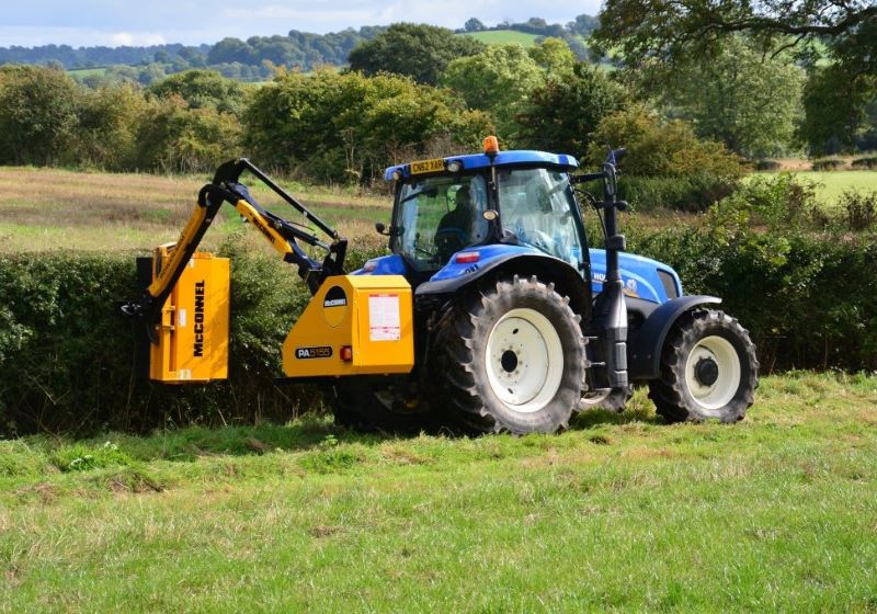 Power Through Hedge Cutting with a McConnel Power Arm