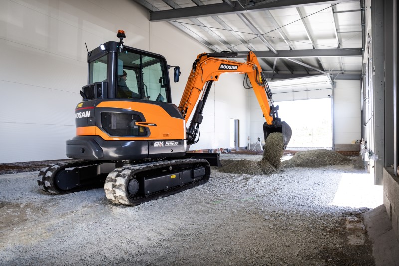 Two Brand New Doosan Midi Excavators from £212 a week*