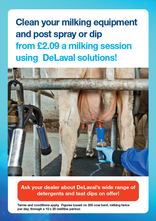 DeLaval teat dips and detergents