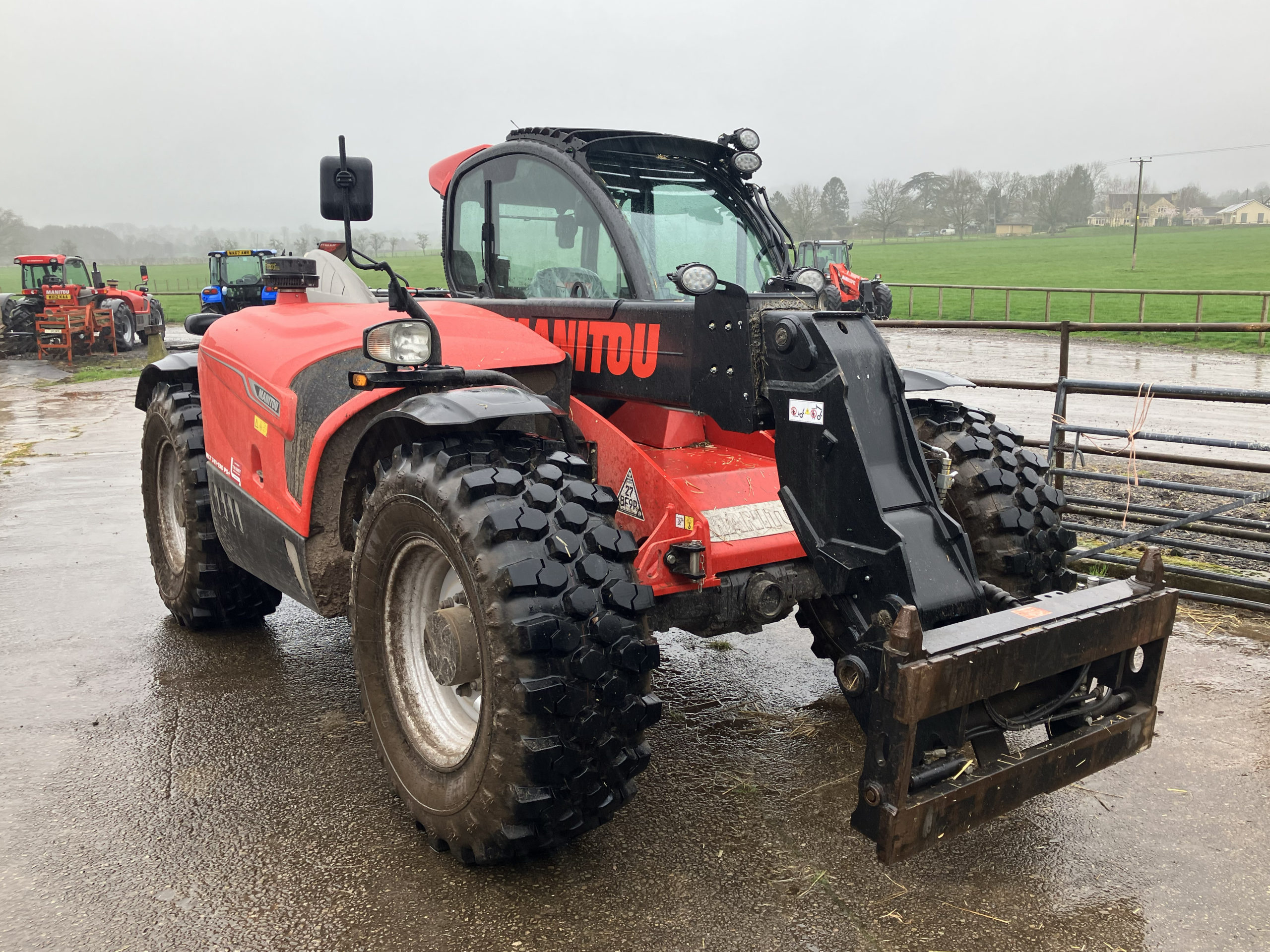 Manitou’s MLT 741 is a real workhorse on the Stud Farm