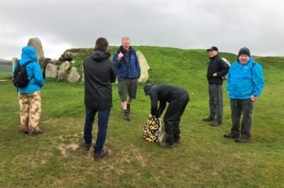 A Soggy Day for the T H WHITE Walkers