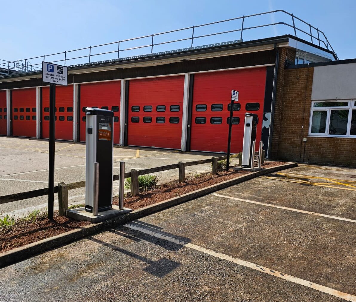 Swarco EV Chargepoint Installation for Torquay Community Fire Station