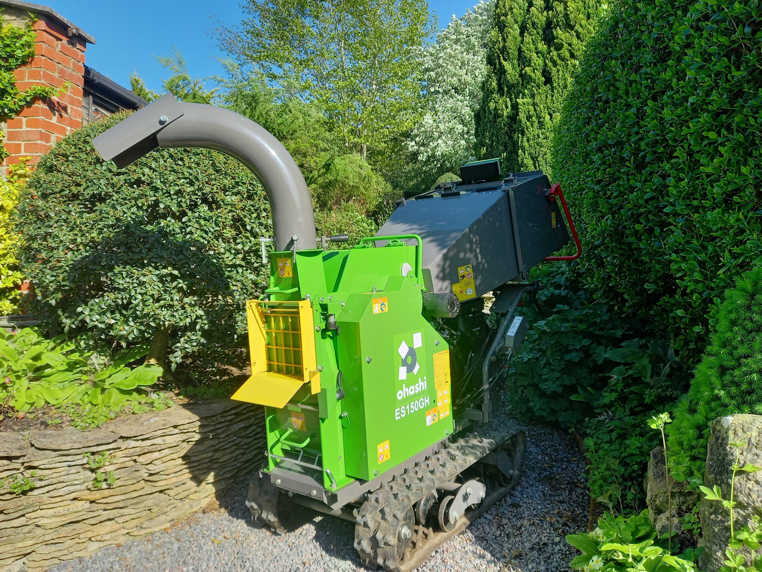 Compact Powerhouse: Ohashi Compact Tracked Woodchipper