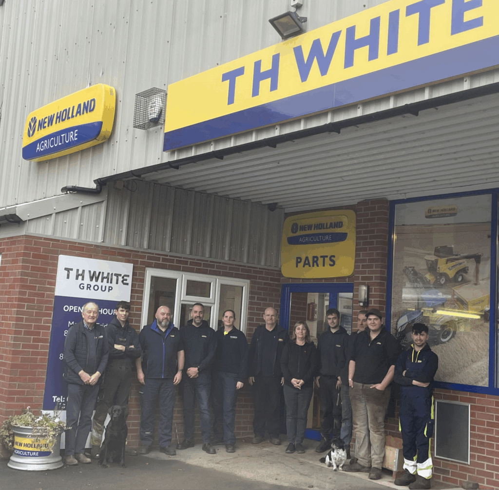 Team photo outside of the Knighton depot