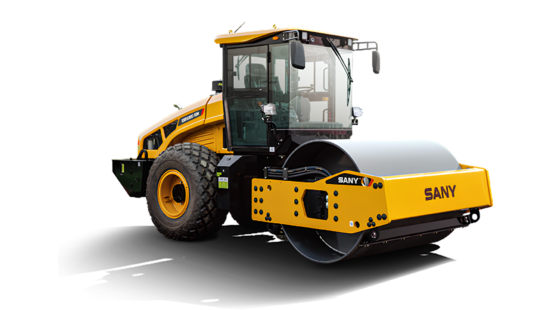 SANY SSR130C Single Drum Roller for earthwork and heavy compaction from T H WHITE Construction.